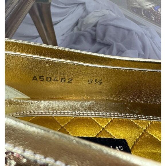 DOLCE & GABBANA Multicolor Jacquard Gold-Tone DG Logo Slip-On Loafers Si… - Picture 11 of 16